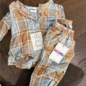 Show me your mumu toddler set. 1T NWT. Have matching mini dress for mom also!